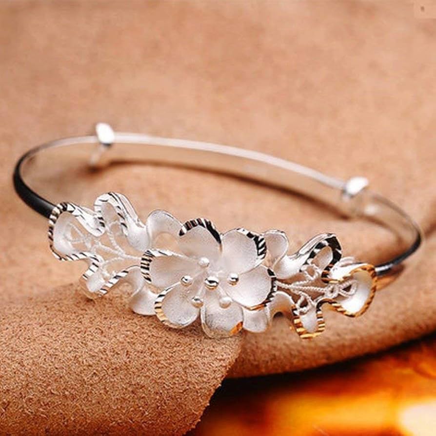 【TATIANA】(Silver925) Crystal Flower Bracelet 韓国発 TATIANA】(Silver925) Crystal Flower Bracelet 韓国発 (TATIANA
